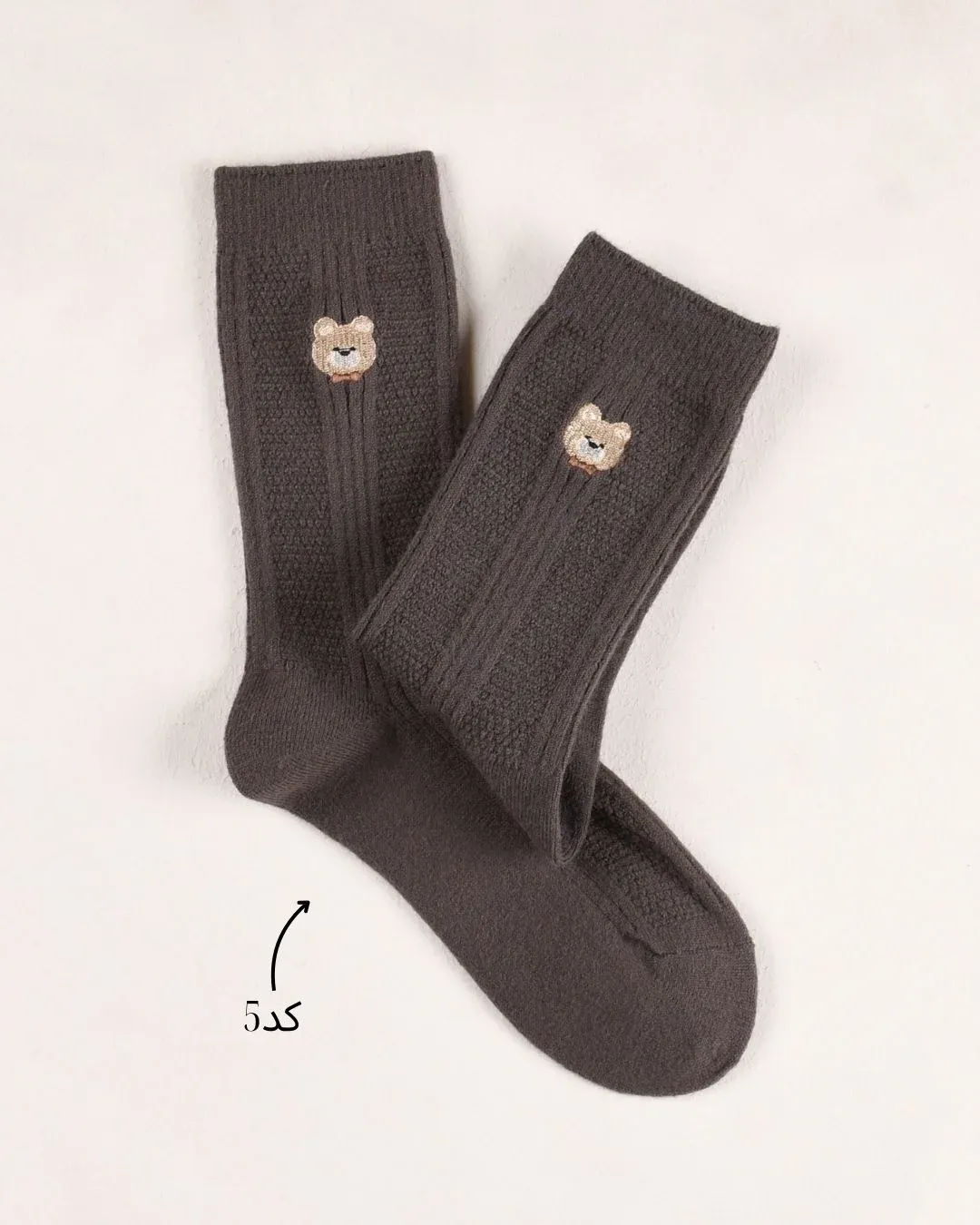 جوراب گلدوزی ساقدار 000801