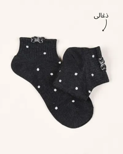 جوراب مچی خالخالی 000910