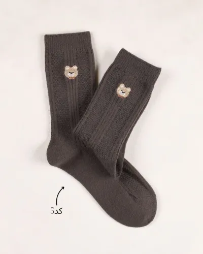 جوراب گلدوزی ساقدار 000801