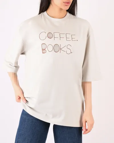 تیشرت Coffee Books W 0014