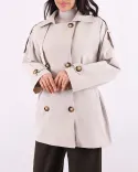 ترنچ کت ژیله دار L00189 - 2