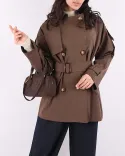 ترنچ کت ژیله دار L00189 - 6