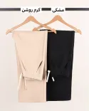 شلوار نیم بگ مخمل L00326 - 3