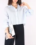 شومیز کراپ راه راه W0069 - 7