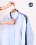 شومیز راه راه گلدوزی G00279 - 7