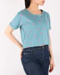 تیشرت کراپ OPPSI G00518 - 5