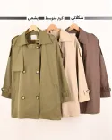 ترنچ کت ژیله دارOPPSI L00189 - 12