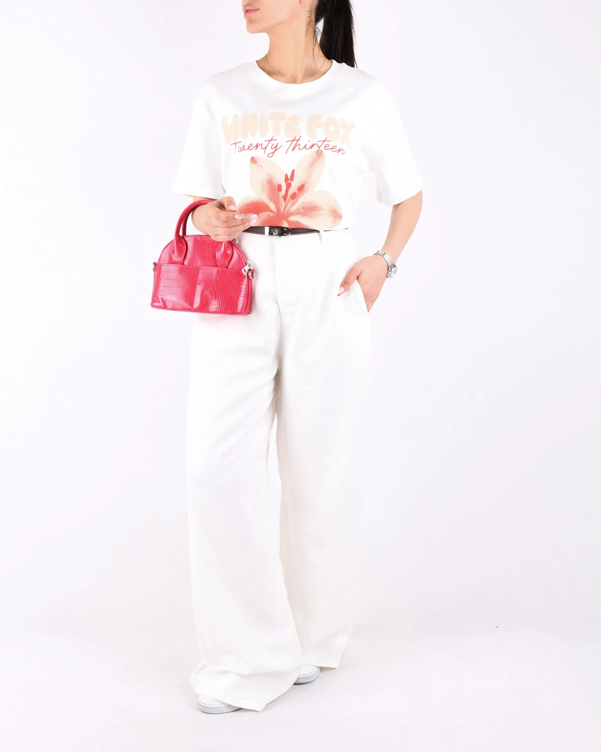 تیشرت G00868 WHITE FOX